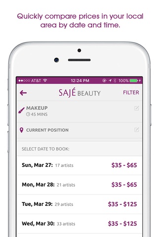 Sajé Beauty - On-demand health and beauty services screenshot 4