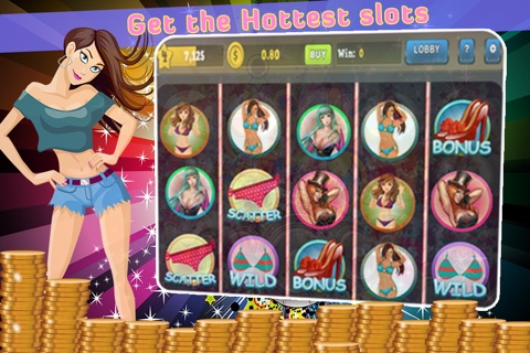 Pink Bikini Casino Slots: Insanely Addictive and Beautiful Vegas Sexiest Model Slots screenshot 4