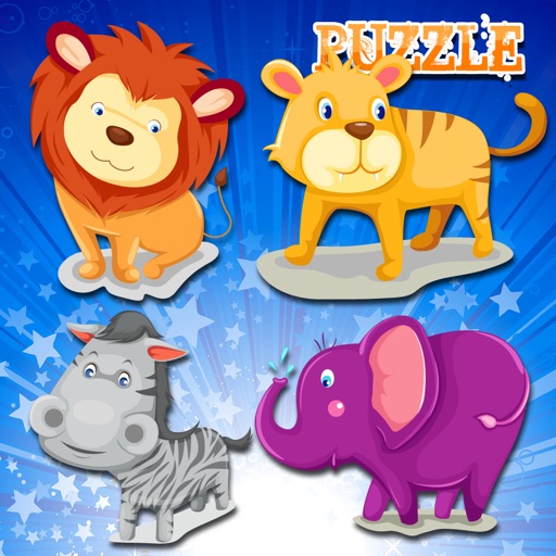 Zoo Animals Puzzles for Preschool and Kids Icon