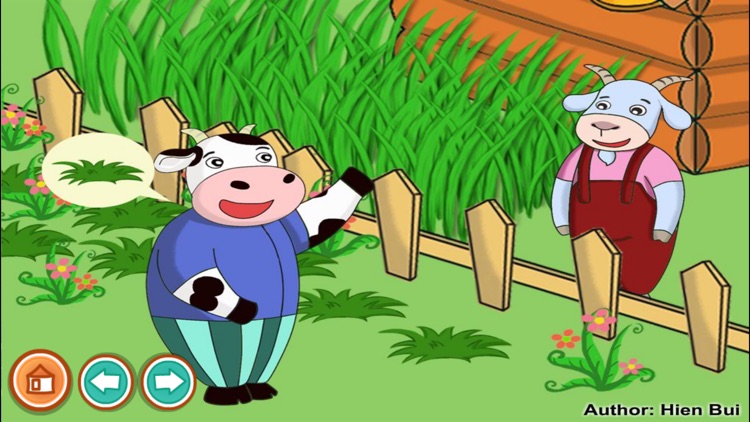 The story of cow and goat (Story and games for kids)