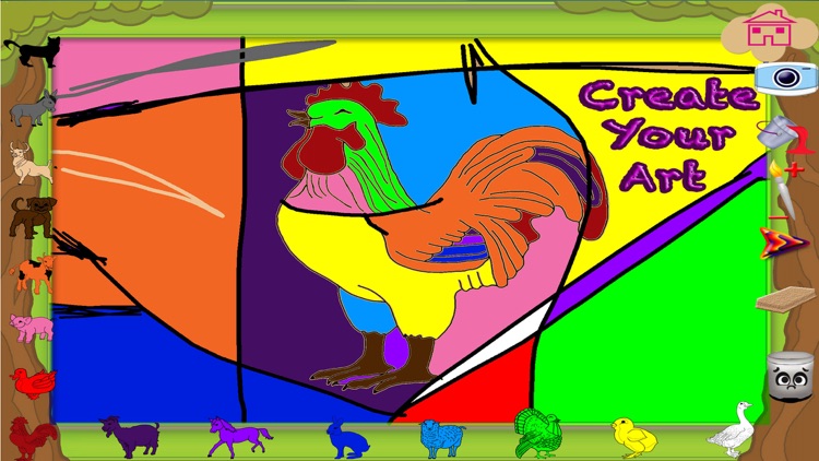 Farm Animals Coloring Pages screenshot-3