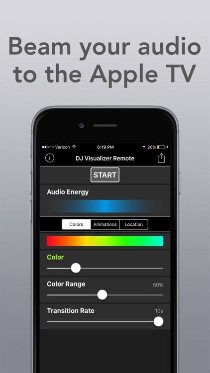 DJ Visualizer: dope music visuals beamed to your TV screen