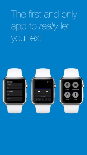 Morse – texting for Apple Watch(圖2)-速報App