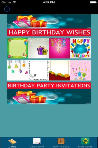 Happy Birthday Greeting Cards & Party Invitation Ecards screenshot 4