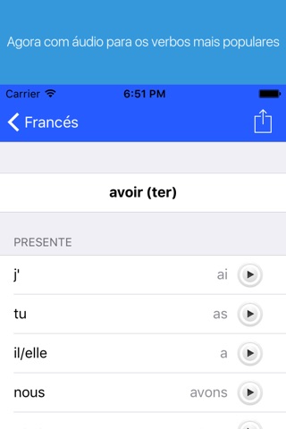 French Verb Conjugator Pro screenshot 3