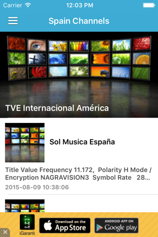 Spain TV Channels Sat Info screenshot 2