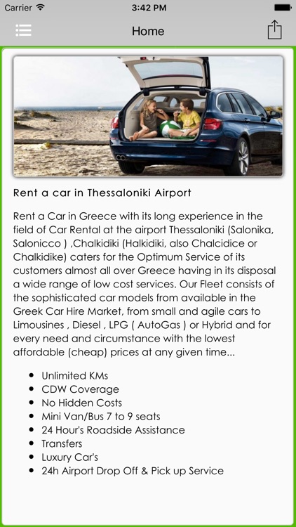 Rent a Car in Greece