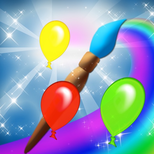 Colors Balloons Draw iOS App