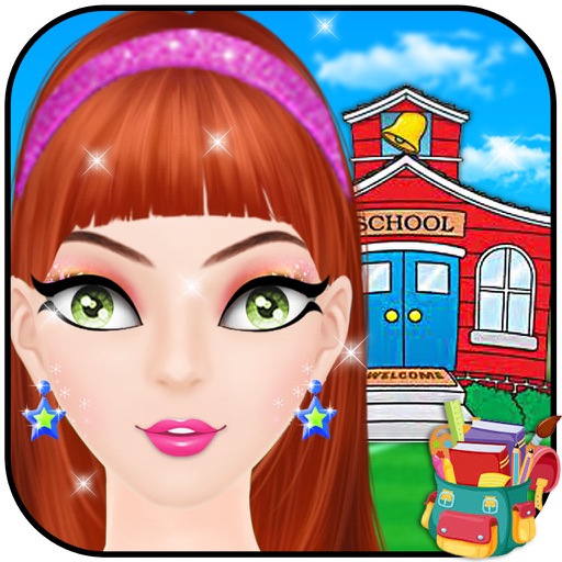 School Girl Makeup : Dressup Spa & Makeover Icon