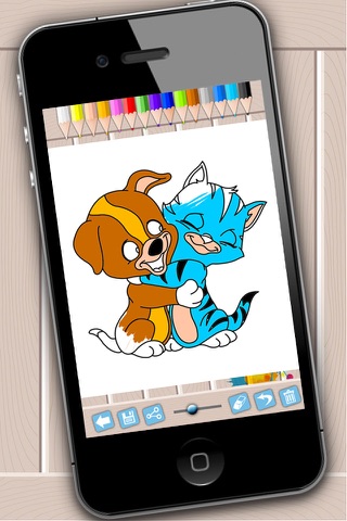 Cats coloring pages drawings to paint and color kittens - Premium screenshot 3