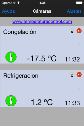 TemperaturaControl screenshot 2