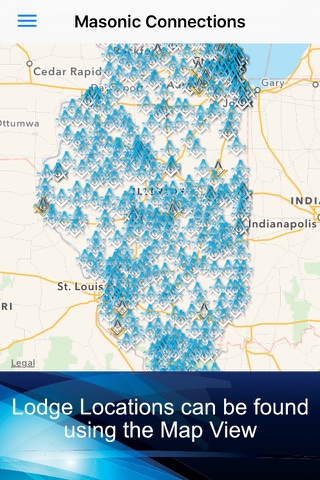 Masonic Connections Map screenshot 2