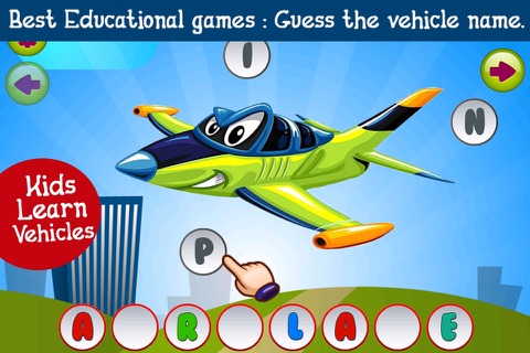 ABCD for Kids With Vehicles Learning screenshot 2