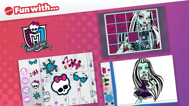 Mattel Fun with Activities featuring Barbie®, Monster High® and Ever After High™