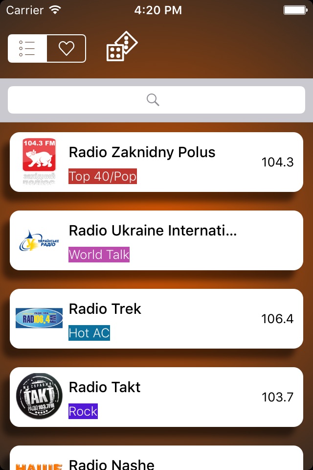 Radio Ukraine (Ukrainian / українська / Український / Україна радіо) - Радіо - Радіо Україна screenshot 2