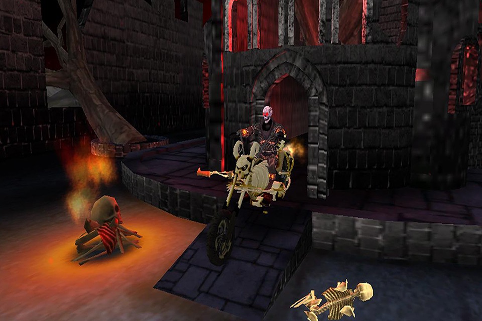 Death Bike Racing 3D. Ghost Rider Motorcycle Race in Skull Hell screenshot 3