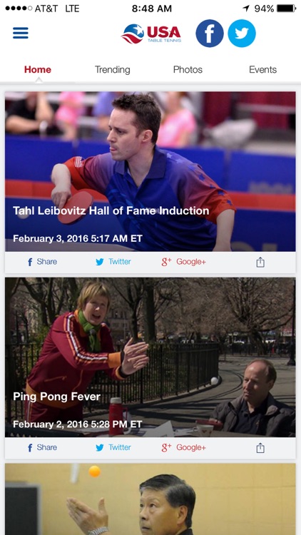 USA Table Tennis