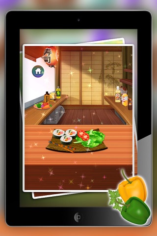 Sushi with Brown Rice Recipe For Beginner - Master Chef Cooking Time To Make Sushi Rice Rolls Game screenshot 3
