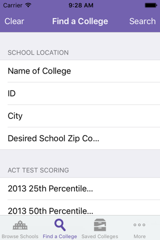 CollegeScan - A College Scorecard Client screenshot 3