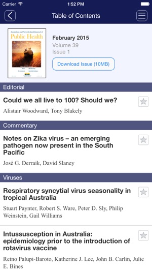 Australian and New Zealand Journal of Public Health(圖1)-速報App