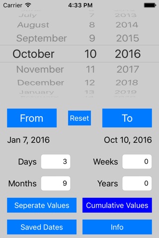 Date to Date Calculator screenshot 2