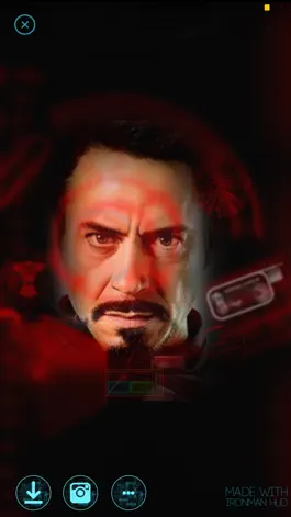 Game screenshot HUD - Heads Up Display Iron Man Edition Overlay HUD Over Image apk