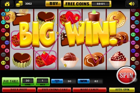 Chocolate Bars Slots - Classic Wild 777 Casino! Spin & Win Jackpot Free screenshot 2