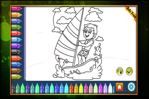 Coloring Book Beach screenshot 2