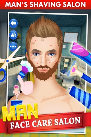 Man Face Care Salon - Makeup, Dressup And Makeover Games screenshot 2