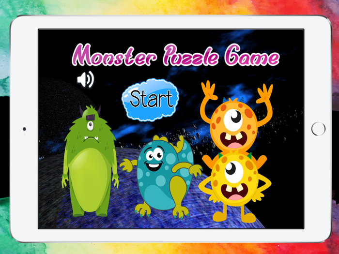Monster and Alien Puzzles for Kindergarten Free