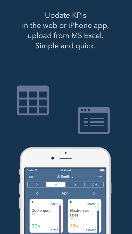 HandyKPI - KPI Dashboard to control business performance, KPIs & metrics in a team screenshot-4
