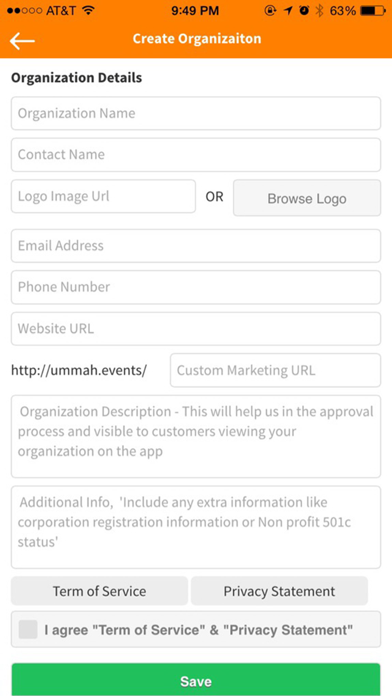 How to cancel & delete Ummah.Events from iphone & ipad 4