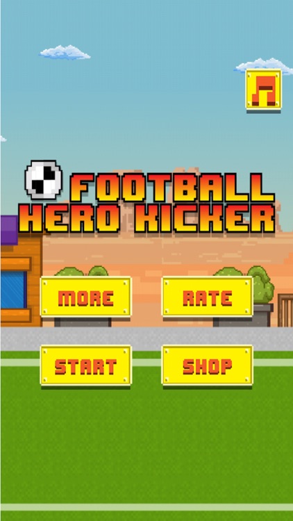 Football Hero Kicker - 8Bit Retro Style Soccer Game