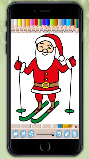 Santa Claus coloring pages xmas - Drawin