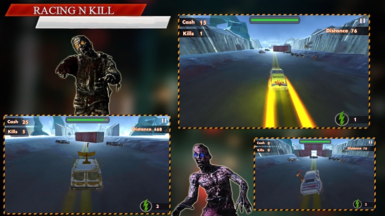 Zombie Race And Kill : Speed Racing Game