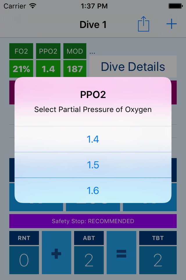 Dive Plan screenshot 3