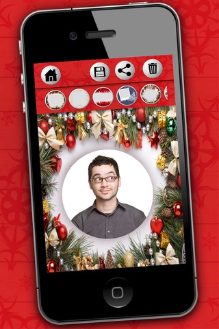 Christmas Frames for photos to design Christmas cards and wish merry xmas on Christmas Eve - Premium screenshot 3