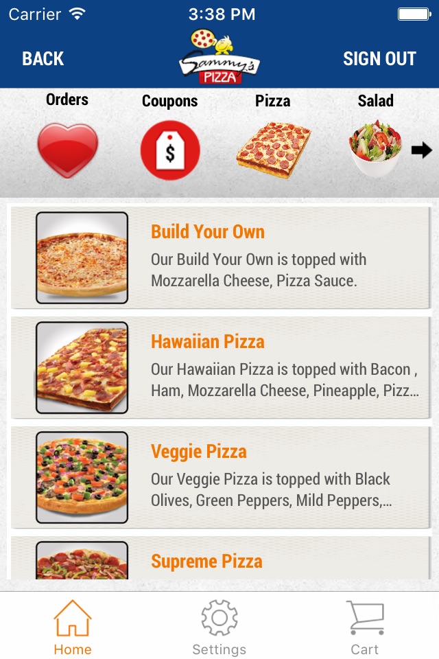 Sammy’s Pizza screenshot 3