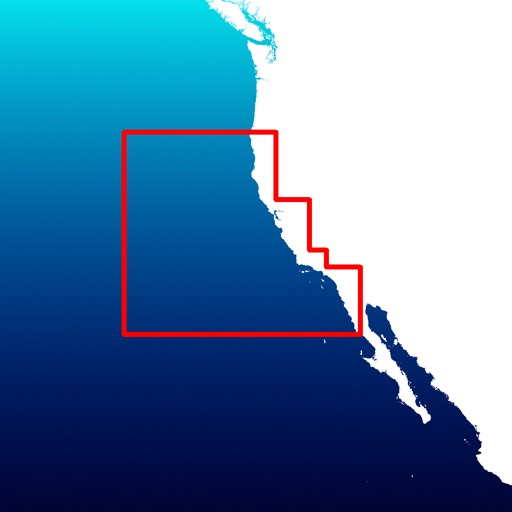 Aqua Map California - Marine GPS Offline Nautical Charts for Fishing, Boating and Sailing icon