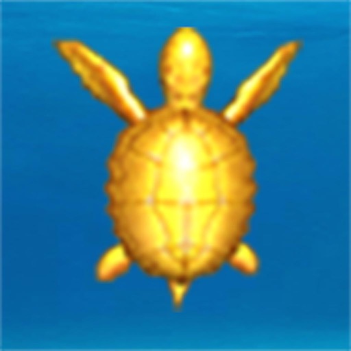 Golden Tortoise Adventure in Deep Sea iOS App