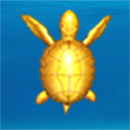 Golden Tortoise Adventure in Deep Sea