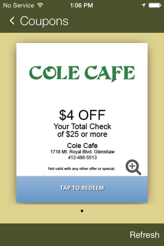 Cole Cafe screenshot 3