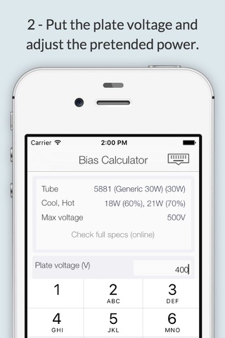 Bias Calc screenshot 2