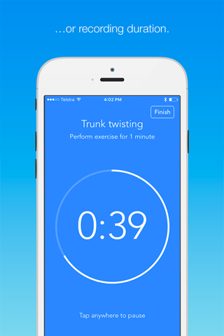 CountUp - Rehabilitation exercise tracker screenshot 4