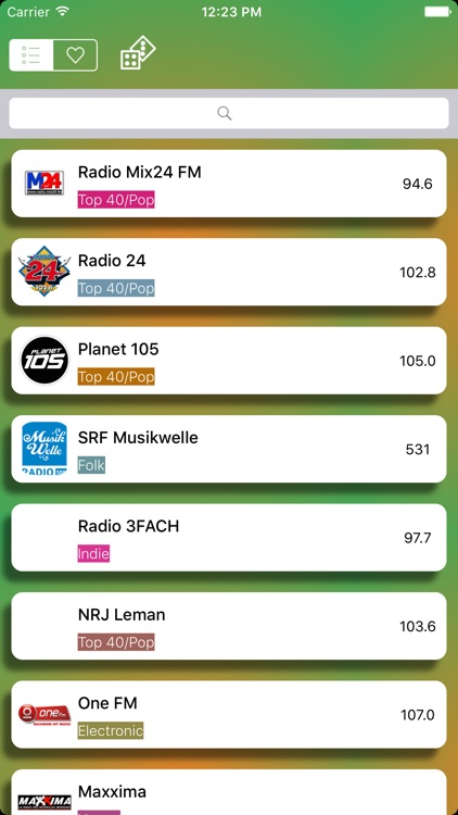 Radio  - Swissradio - Internet Radios