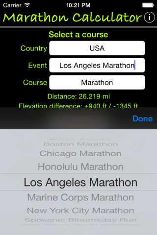 Marathon Rechner screenshot 4