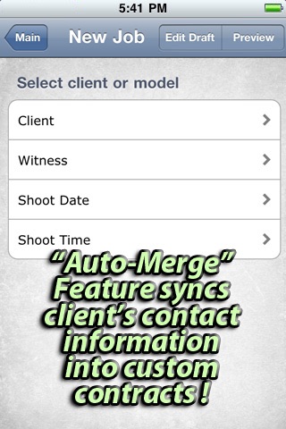 Photographers Contract Maker screenshot 2