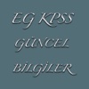 EG KPSS - Güncel Bilgiler