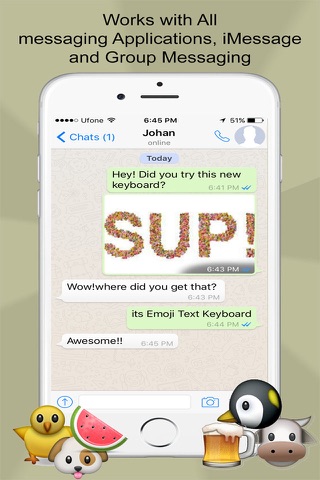 Emoji Text - Custom ( Emoji, Smiley ) Text keyboard Now Free screenshot 2