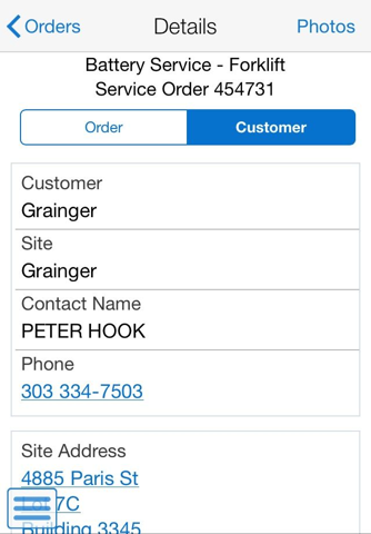 Review Team Service Orders Smartphone for JDE E1 screenshot 3